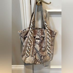 Michael Kors Large Snake Skin Handbag